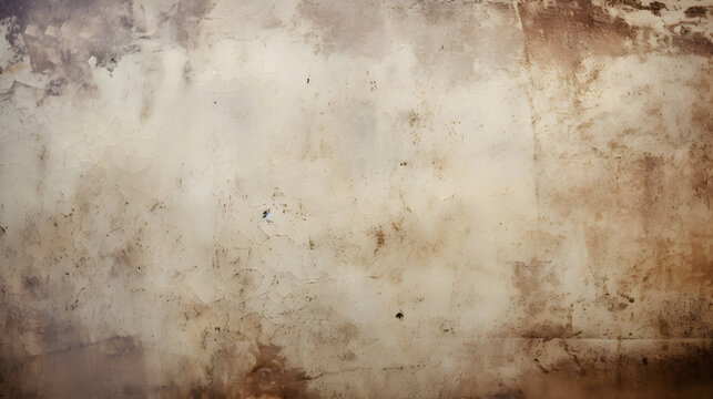Vintage light distressed old photo dust, smudges, scratches, hairs and film grain background texture. generative AI.