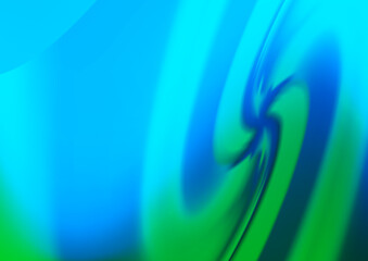 Light Blue, Green vector background with bent lines.