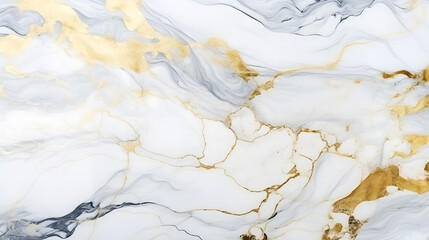 White gold marble texture pattern background with high resolution design marble texture. generative AI.