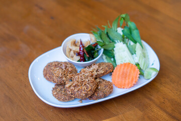 Deep Fried Spicy Minced Pork (Laab Moo Tod)