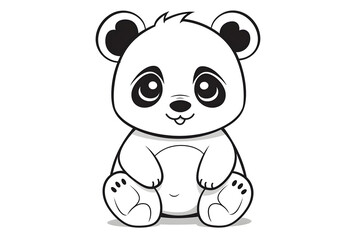 Illustration of cartoon bear