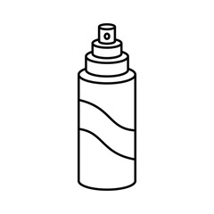 hair spray icon vector design template simple and clean