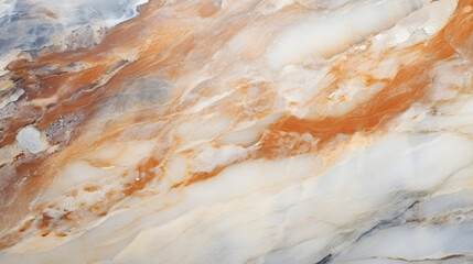white, brown, orange, grey, beige backdrop marble texture. generative AI.