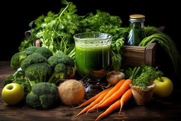 vegetable juice, healthy drink.