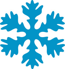 Obraz premium Snowflake vector illustration. Snow flake symbol design elements