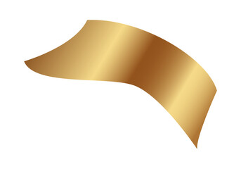 Golden Confetti Tape Element