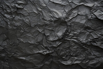 Peeled crumpled black poster paper texture background Isolated on white background. generative AI. - obrazy, fototapety, plakaty