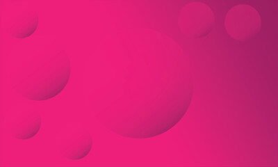 Gradient background Moon-like Circles on Magenta, Pink, Purple, Purple and black shadow Background with Copy Space