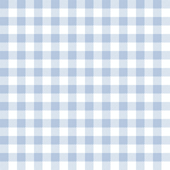 Seamless Repeating Blue And White Buffalo Plaid Pattern