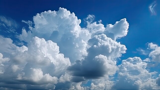 blue cloudy  sky image