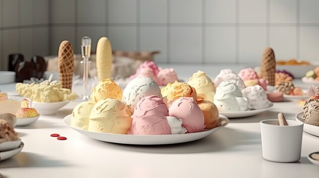 yummy icream scoops 
