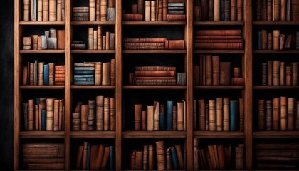 books in a library