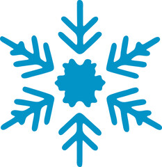 Snowflake vector illustration. Snow flake symbol design elements