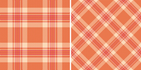 Pattern fabric textile of tartan background seamless with a check vector plaid texture.