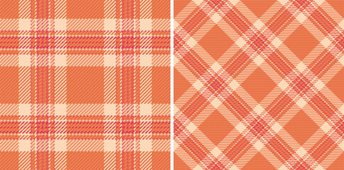 Pattern fabric textile of tartan background seamless with a check vector plaid texture.