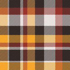 Check tartan pattern of plaid texture textile with a vector background seamless fabric.