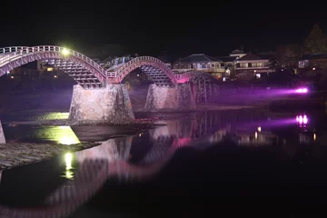 Foto auf Acrylglas Kintai-Brücke 錦帯橋　山口県岩国市　日本観光