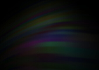 Fototapeta premium Dark Silver, Gray vector template with bent lines.