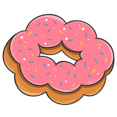 flower pong de ring donuts