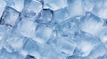 Obraz premium ice cubes texture background - Seamless tile. Endless and repeat print.