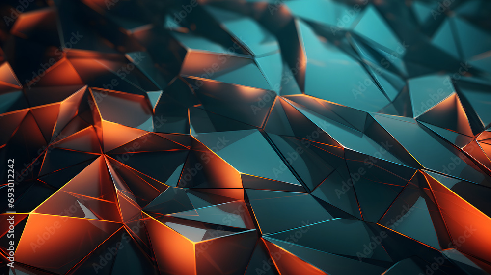 Aufkleber future technology data wave curve abstract color dreamlike background