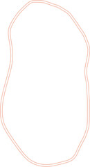 linear organic irregular shape