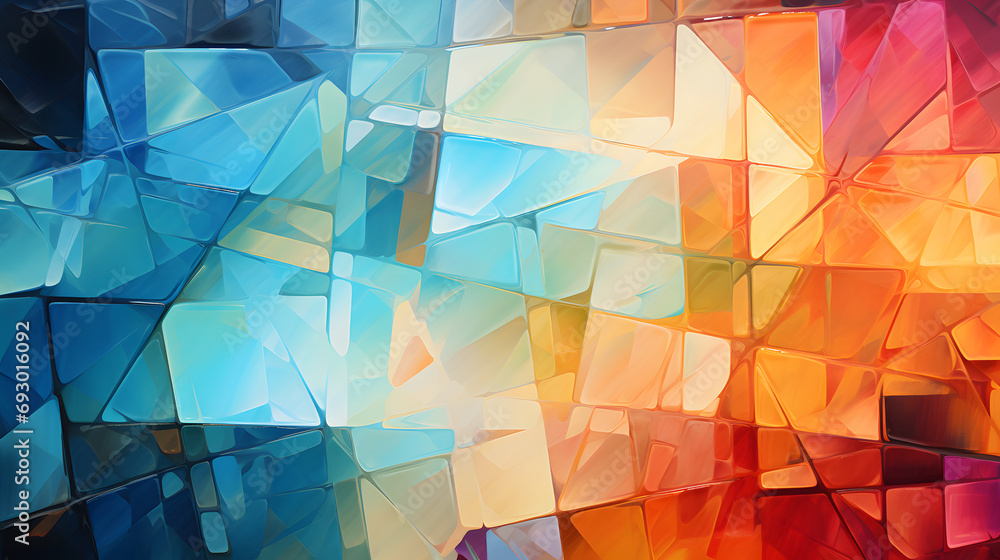 Poster abstract color lattice background