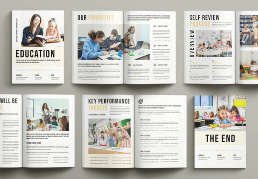 Education Brochure Layout