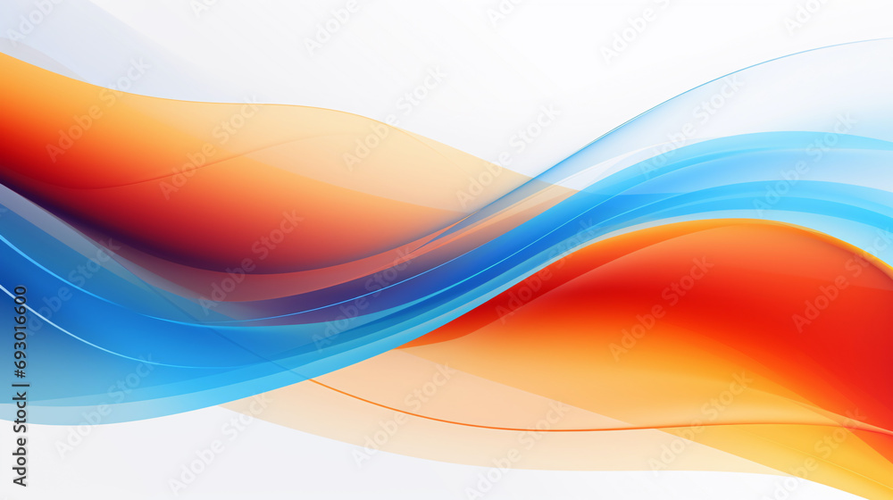 Poster future technology data wave curve abstract color dreamlike background