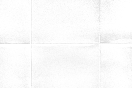 Crumpled Isolated Paper For Photo Texture Overlay in retro style. Grunge Folded Paper Overlay. Halftone shapes and texture, retro and stained effect. Poster, Mockup, Graphic Design.