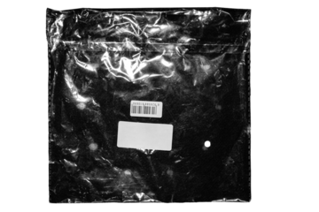 Isolated Plastic Wrap Texture on transparent background. Realistic crumpled plastic overlay and photo effect. Wrinkled Surface. For music CD covers, posters, greeting cards, banners, web design.