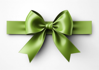 lazo verde decorativo