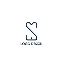 S letter logo design for company