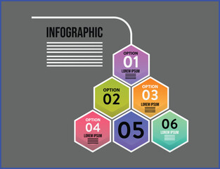 Vector business template for presentation