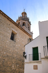 Fototapeta premium Santa Maria la Mayor church facade in Ronda