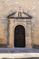 Beautiful church facade in Ronda