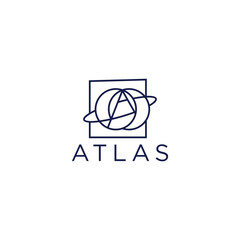 Atlas logo icon vector illustration
