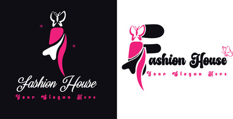 Fashion House  Logo Design  Template 