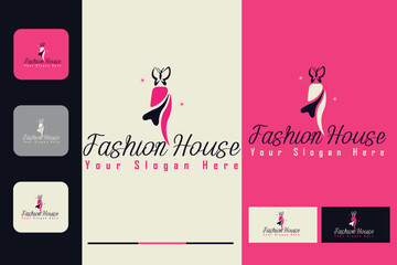Fashion House  Logo Design  Template 