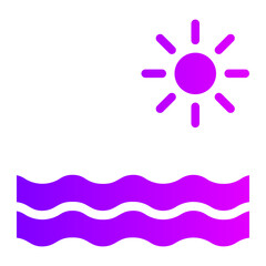 sea gradient icon