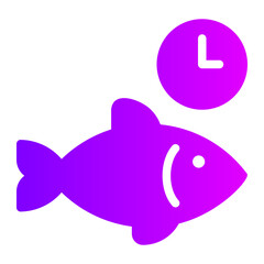 time gradient icon