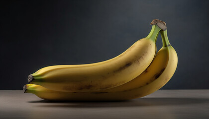 Ripe organic banana, a healthy snack for vegetarian lifestyles generated by AI