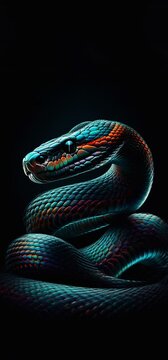  background with a snake