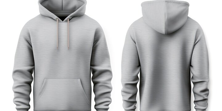 Collage of a winter hoodie, showcasing front, back, and pocket details on a white background.
