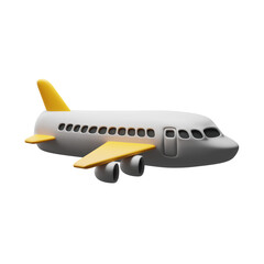 Airplane 3d illustration