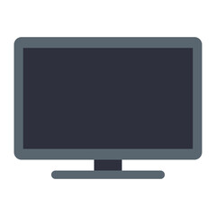 Screen icon isolated on white backgrround