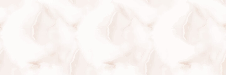 Beige Marble Pattern. White Rock Stone. Light Marble Watercolor. Beige Seamless Background. White Water Color Splash Wall. Light Alcohol Ink Watercolor. Light White Pattern. Vector Abstract Painting