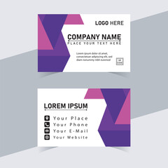 Modern creative Business Card and name card Template