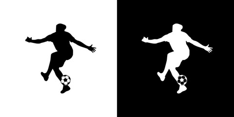 Fototapeta na wymiar Football sport position icon, silhouette, sport icon, football icon, black icon.