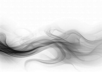 smoke in a pure white background, --ar 7:5 --style raw  - obrazy, fototapety, plakaty